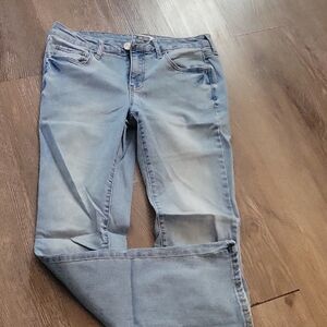 SO Light Blue Women's Straight Leg Jeans